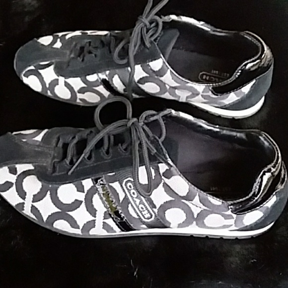 Coach Shoes - COACH KATHLEEN LEATHERWARE SIGNATURE SNEAKERS